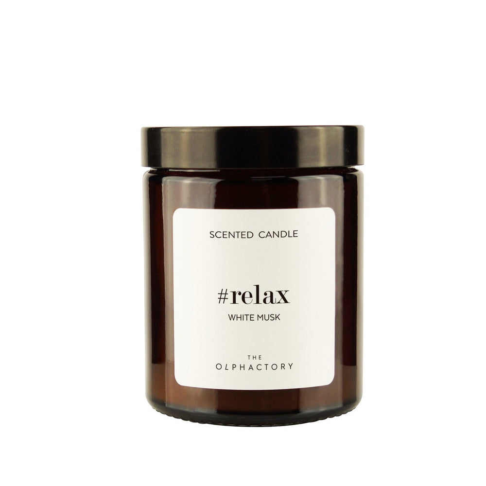 The Olphactory Relax White Musk – Scented Candle Unisex, 135 g