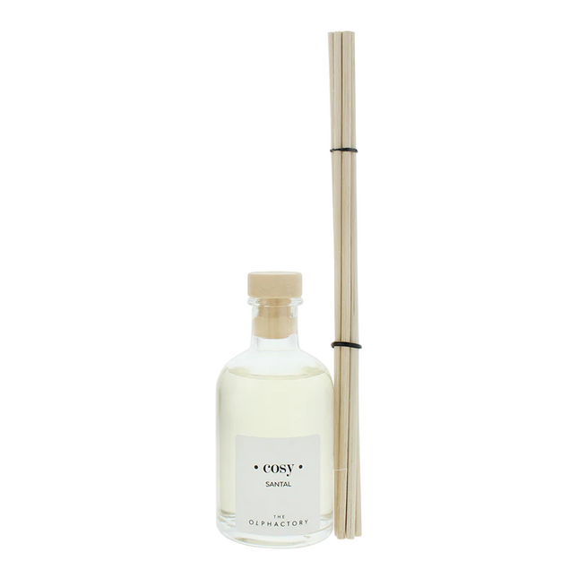The Olphactory Cosy Santal Fragrance Sticks – Aroma Reed Diffuser Unisex, 100 ml