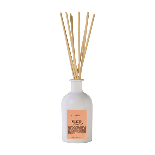 The Olphactory Silken Tobacco Fragrance Sticks – Aroma Reed Diffuser Unisex, 250 ml
