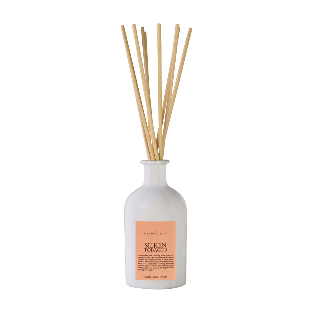 The Olphactory Silken Tobacco Fragrance Sticks – Aroma Reed Diffuser Unisex, 250 ml