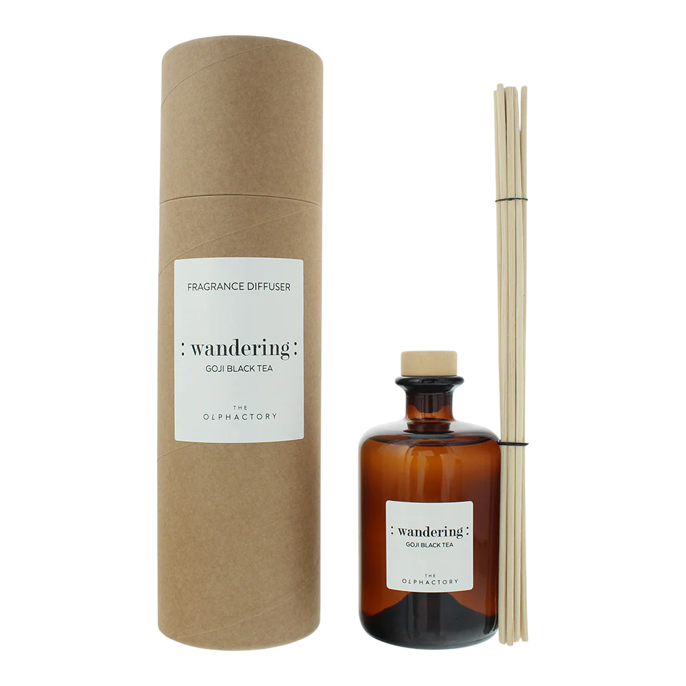 The Olphactory Wandering Goji Black Tea Fragrance Sticks – Aroma Reed Diffuser Unisex, 500 ml