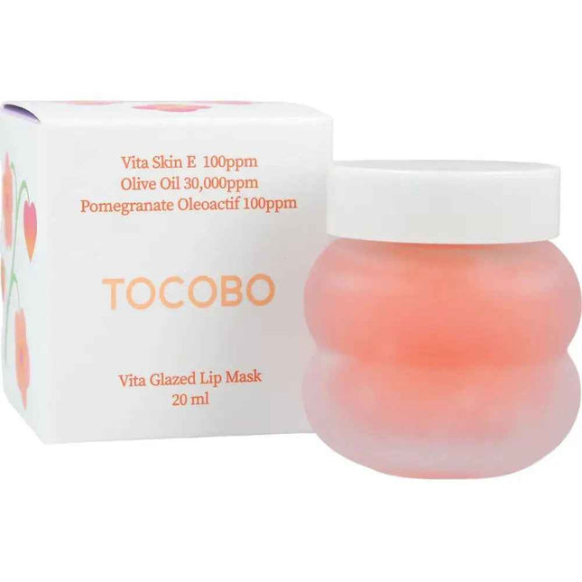 Tocobo Vita Glazed Hydrating & Smoothing – Lip Mask for Women, 20 ml