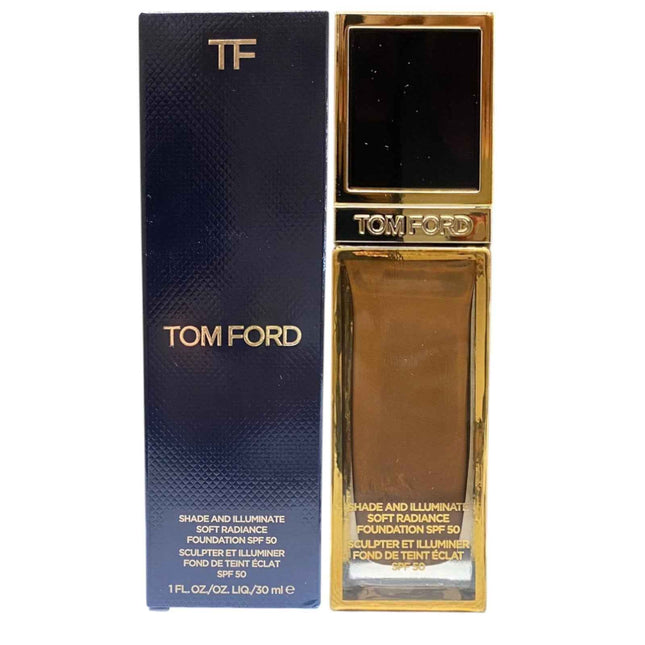 Tom Ford Shade&Illuminate – Liquid Foundation for Women, 11.5, Deep, Warm Golden Undertone, 30 ml