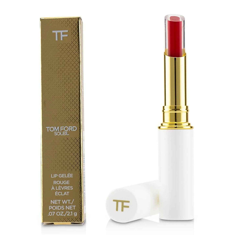 Tom Ford Soleil – Cream Lipstick for Women, Z08, Lustrous Red, 2.1 g