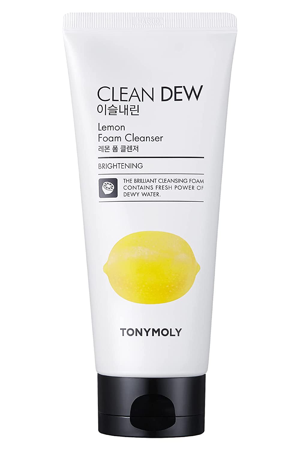 TonyMoly Clean Dew Lemon Brightening – Cleansing Foam for Women, 180 ml