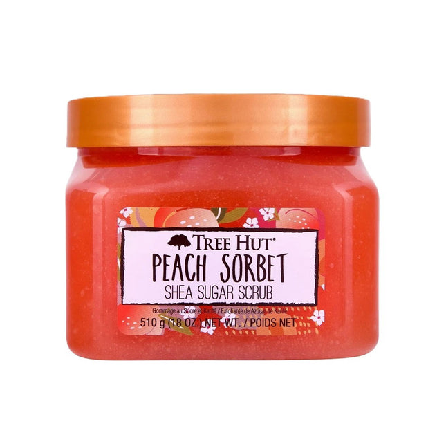 Tree Hut Gift Set Tree Hut Peach Sorbet Exfoliating – Body Scrub for Women, 510 ml