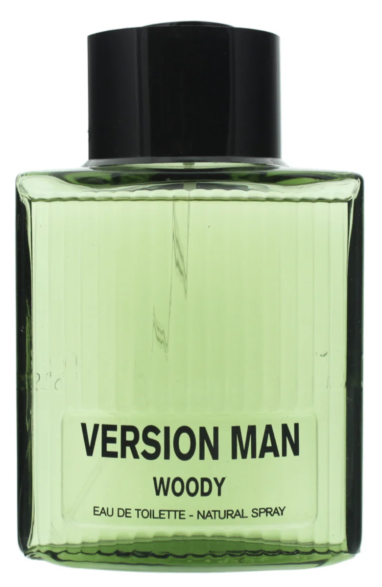 Ulric De Varens Version Man Woody – Eau de Toilette for Men, 100 ml