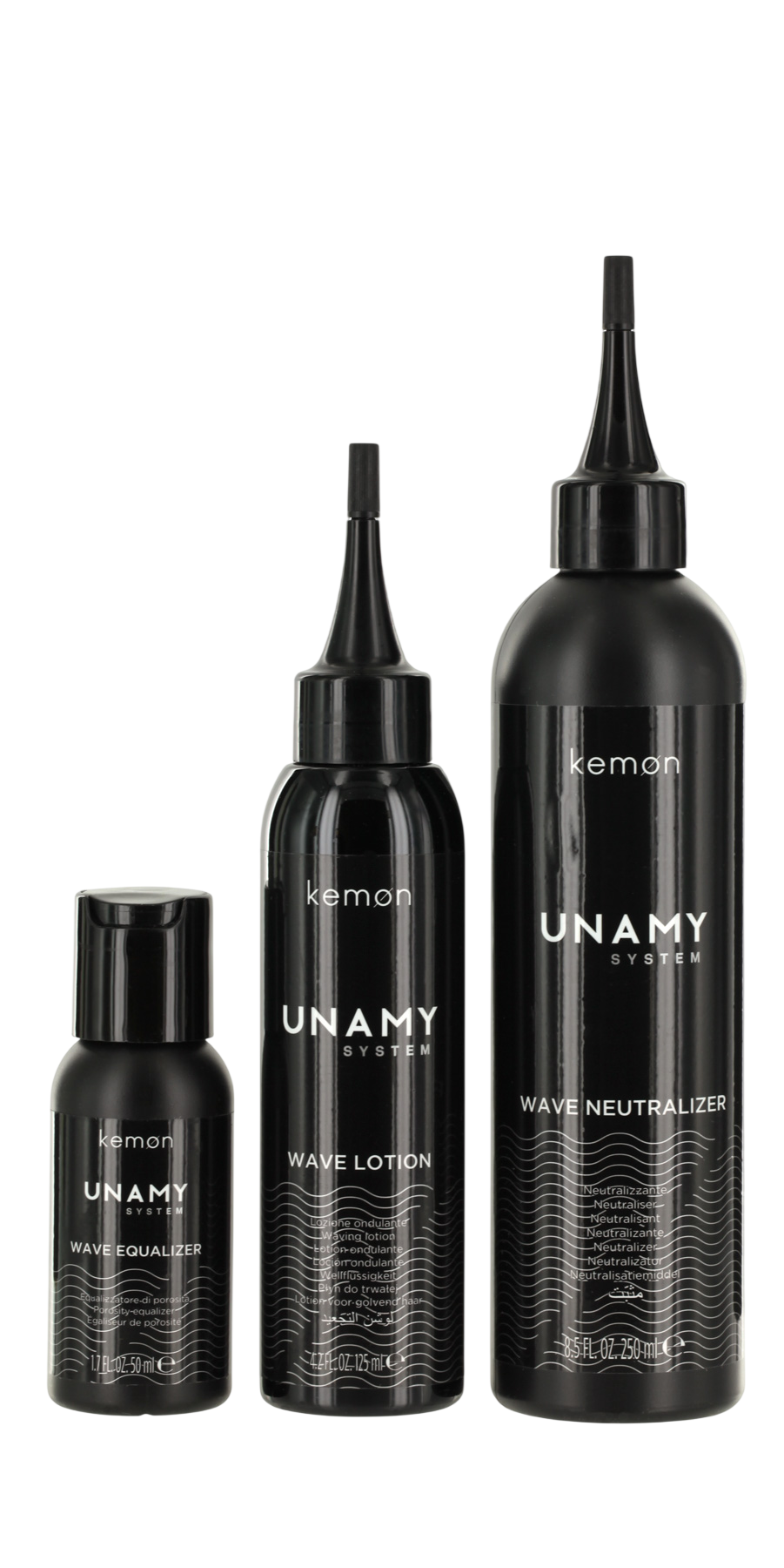 Kemon Unamy System Wave Set Kemon: Wave Equalizer – Hair Treatment Lotion Mask, 50 ml + Wave Lotion, 150 ml + Wave…
