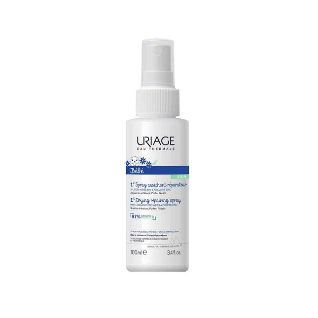 Uriage 1er Bebe +Zn Anti-Irritation – Spray for Children, 100 ml
