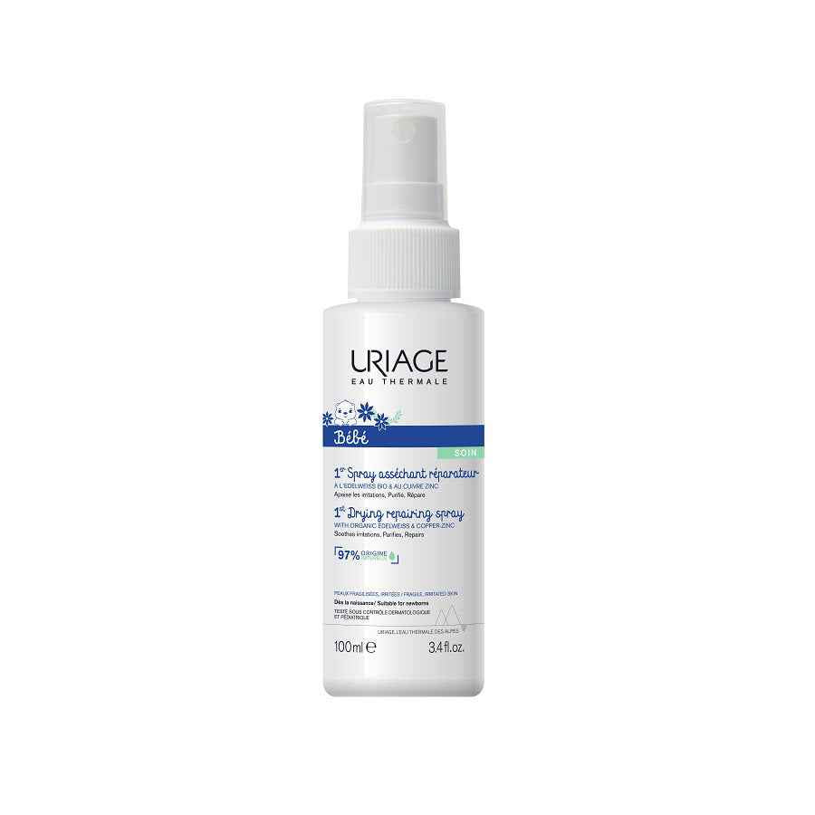 Uriage 1er Bebe +Zn Anti-Irritation – Spray for Children, 100 ml