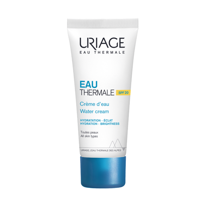 Uriage Eau Thermale Hydrating – Water Cream for Women, For Face, SPF 20, 40 ml