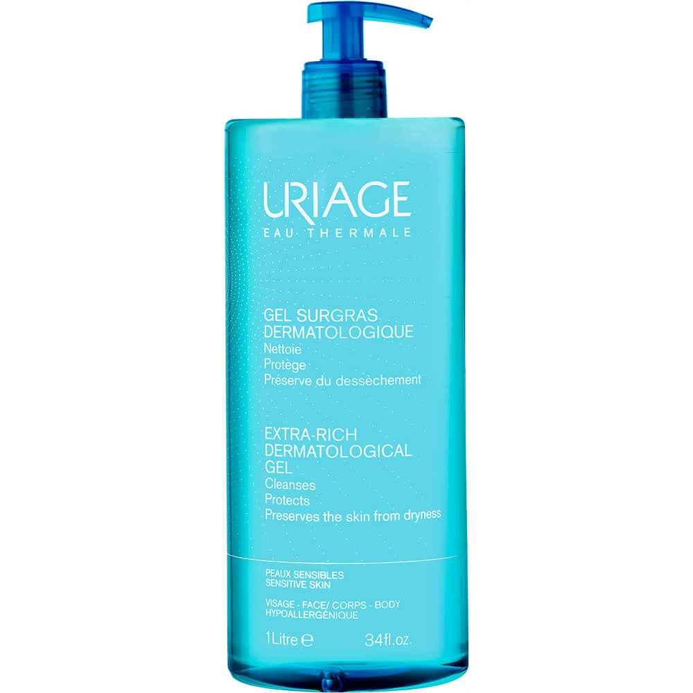 Uriage Eau Thermale Surgras – Cleansing Gel Unisex, 1000 ml