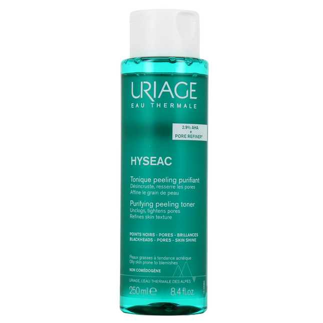 Uriage Hyseac Peeling – Tonic Lotion for Women, For Face, 250 ml