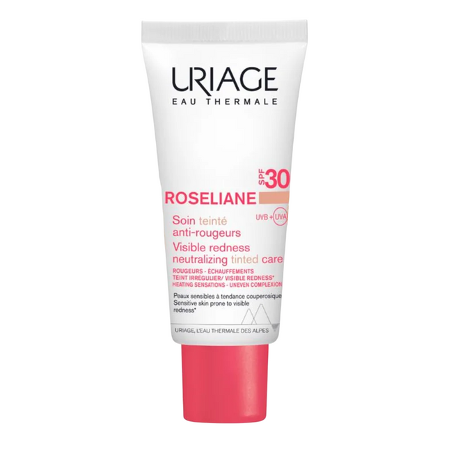 Uriage Roseliane Anti-Redness – CC Cream for Women, Medium, SPF 30, 40 ml