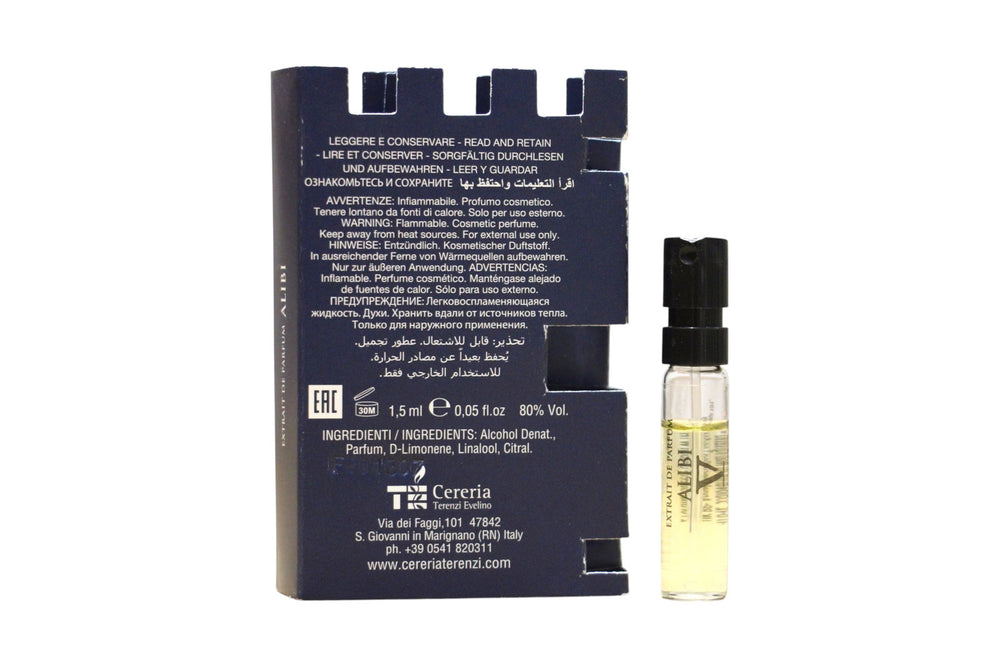 V Canto Alibi – Extrait de Parfum Unisex, 1.5 ml Vial