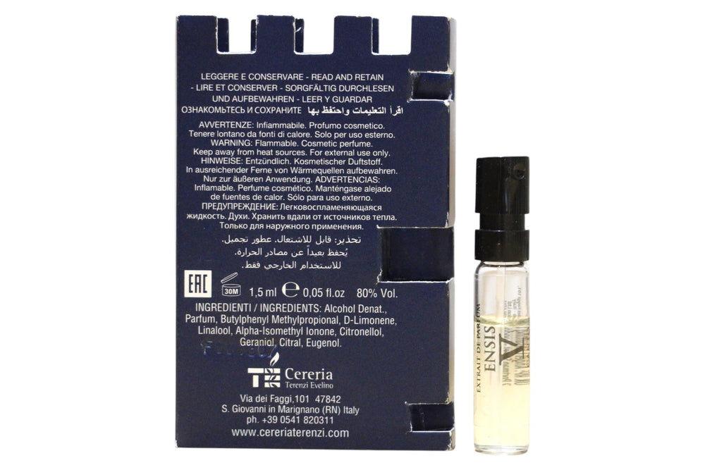 V Canto Ensis – Extrait de Parfum Unisex, 1.5 ml Vial