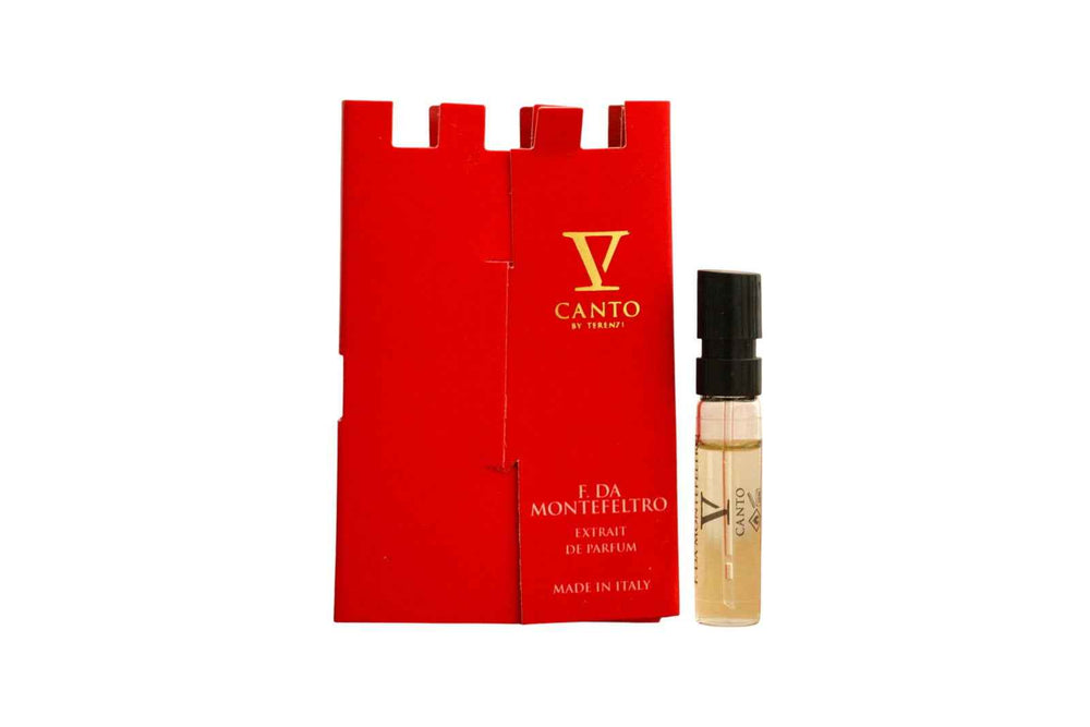 V Canto F. Da Montefeltro – Extrait de Parfum Unisex, 1.5 ml Vial