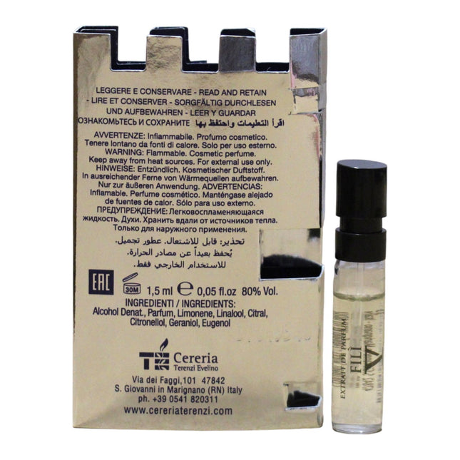 V Canto Fili – Extrait de Parfum Unisex, 1.5 ml Vial