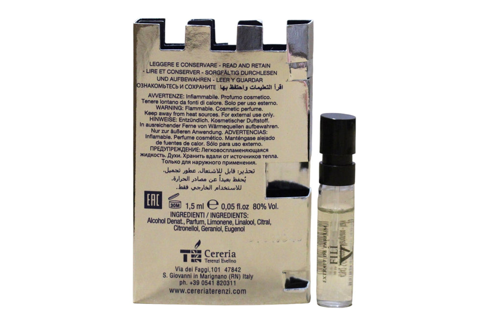 V Canto Fili – Extrait de Parfum Unisex, 1.5 ml Vial