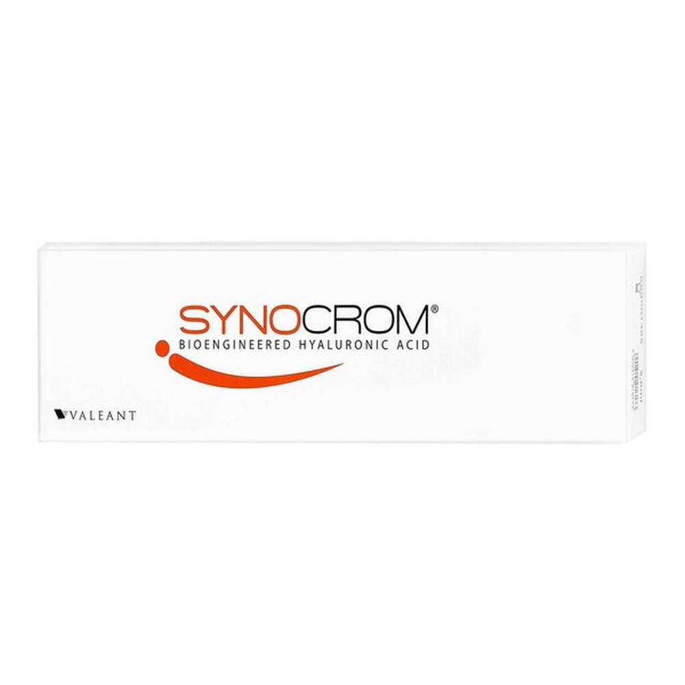 Valeant Synocrom Synocrom 1% Pain Relief For Osteoarthritis – Pre-Filled Syringe Unisex, 2 ml