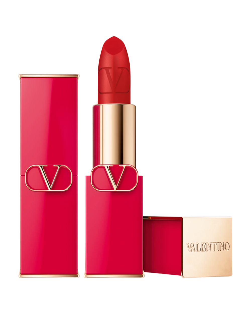 Valentino Rosso Matte – Cream Lipstick for Women, 211A, Refillable, 3.5 g
