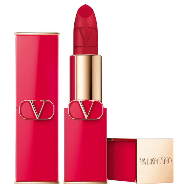 Valentino Rosso Matte – Cream Lipstick for Women, 215A, Refillable, 3.5 g