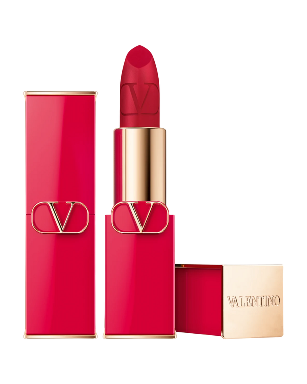 Valentino Rosso Matte – Cream Lipstick for Women, 215A, Refillable, 3.5 g