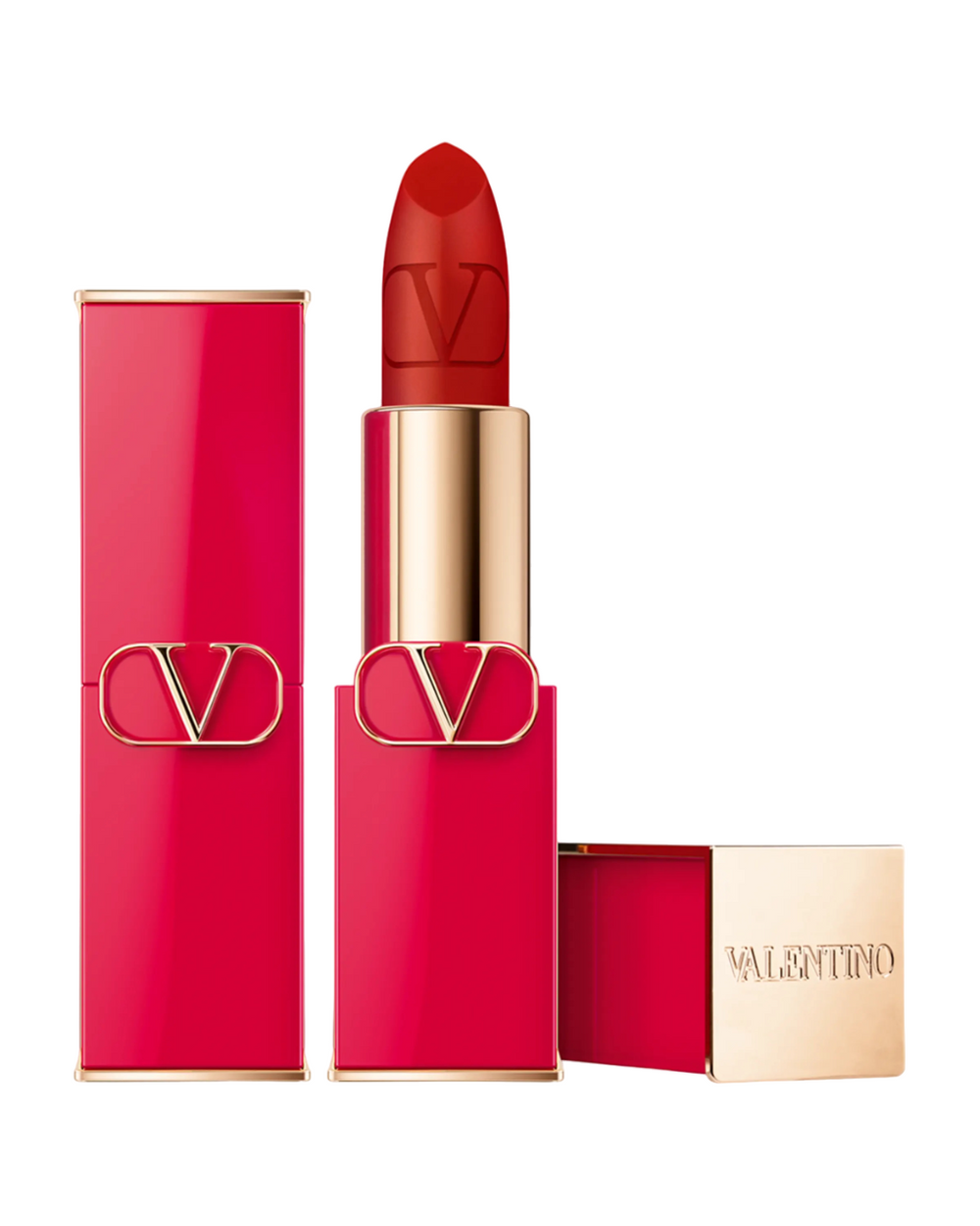 Valentino Rosso Matte – Cream Lipstick for Women, 219A, Refillable, 3.5 g