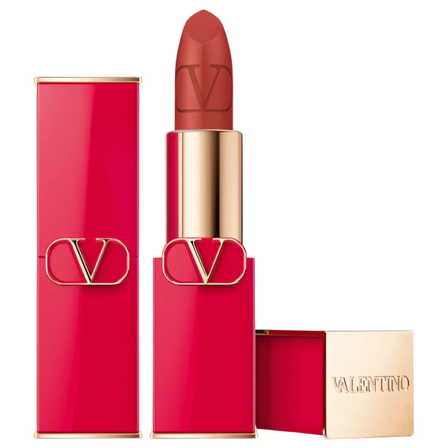 Valentino Rosso Matte – Cream Lipstick for Women, 409A, Refillable, 3.5 g