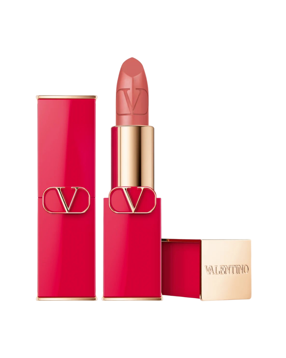 Valentino Rosso Satin Finish – Cream Lipstick for Women, 101A, Refillable, 3.5 g