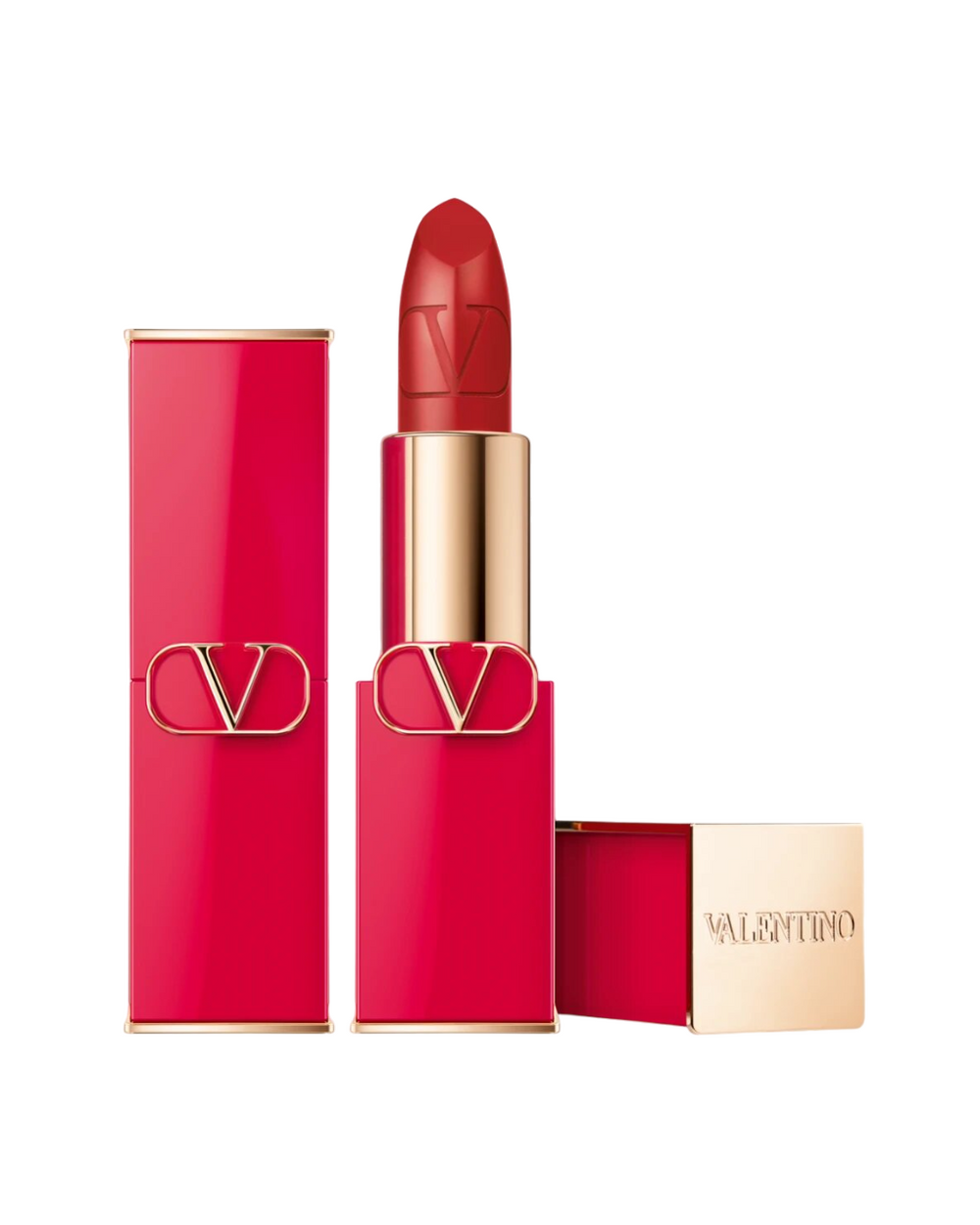 Valentino Rosso Satin Finish – Cream Lipstick for Women, 205A, Refillable, 3.5 g