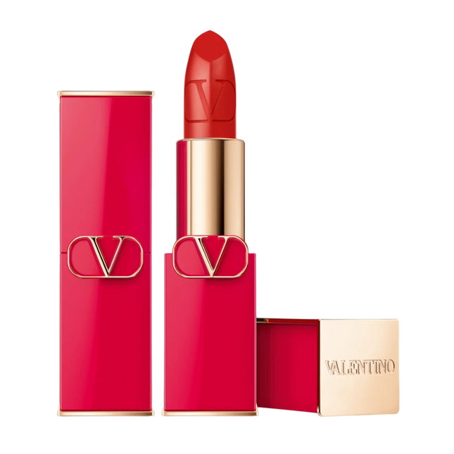 Valentino Rosso Satin Finish – Cream Lipstick for Women, 209A, Refillable, 3.5 g