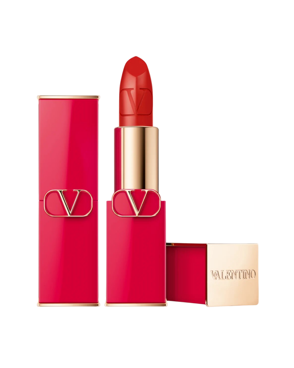 Valentino Rosso Satin Finish – Cream Lipstick for Women, 209A, Refillable, 3.5 g