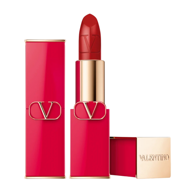 Valentino Rosso Satin Finish – Cream Lipstick for Women, 217A, Refillable, 3.5 g