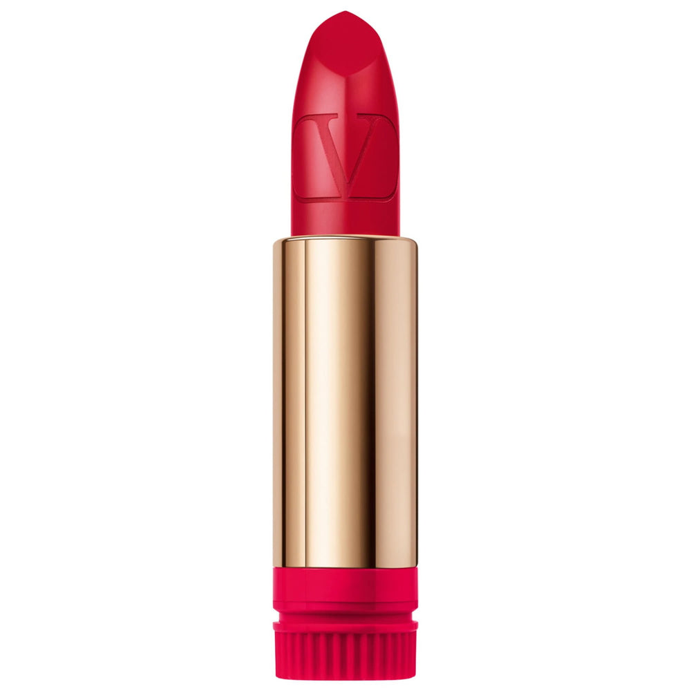 Valentino Rosso Satin Finish – Cream Lipstick for Women, 22R, Refill, 3.5 g