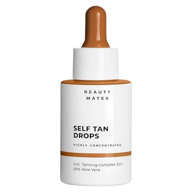 Vegan Tan Dark Tan Hydrate – Self-Tanning Drops Unisex, For Face, 30 ml