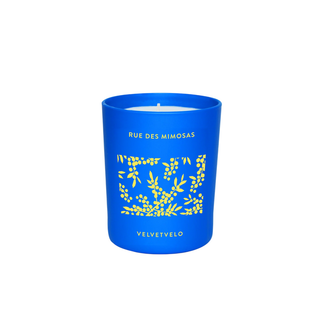 Velvetvelo Rue Des Mimosas – Scented Candle Unisex, 185 g Tester
