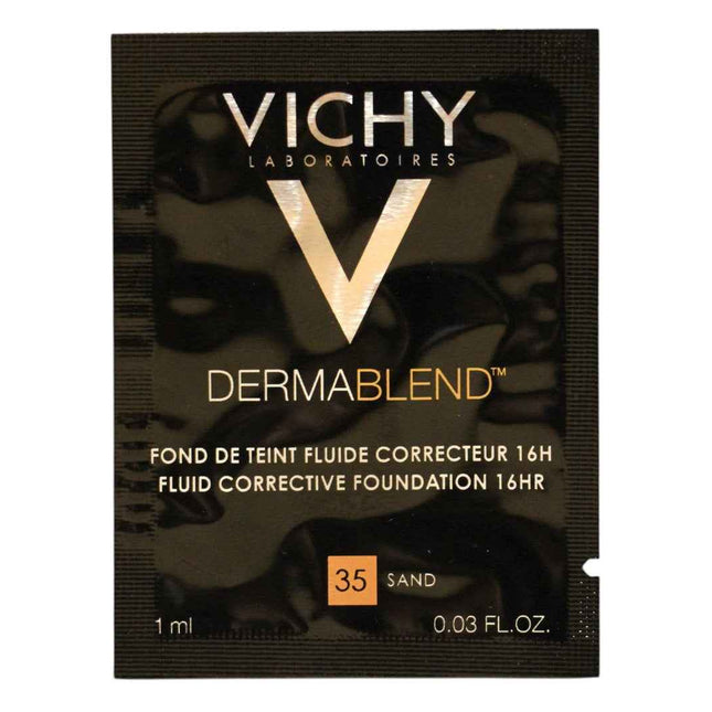 Vichy DERMABLEND Hydrating – Liquid Foundation for Women, 35, Sand, 1 ml Sample