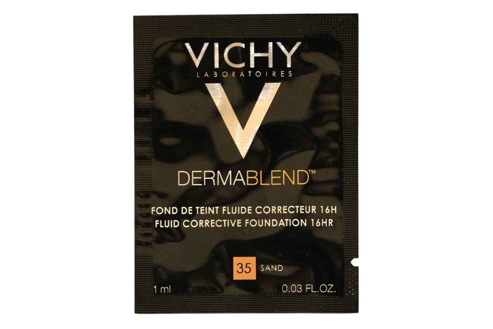 Vichy DERMABLEND Hydrating – Liquid Foundation for Women, 35, Sand, 1 ml Sample