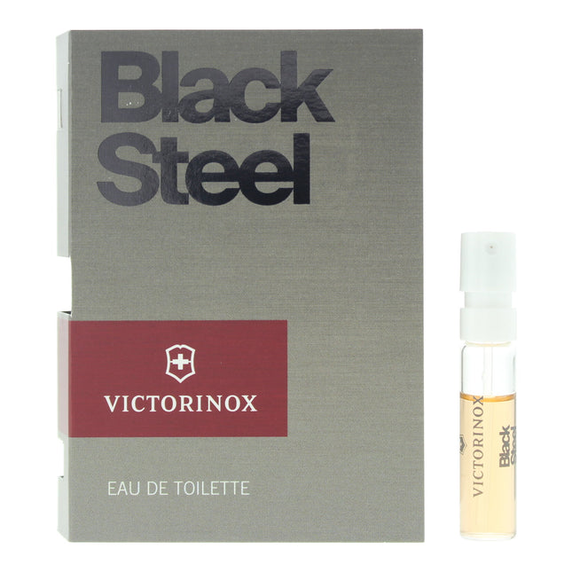 Victorinox Swiss Army Black Steel – Eau de Toilette for Men, 1.5 ml Vial