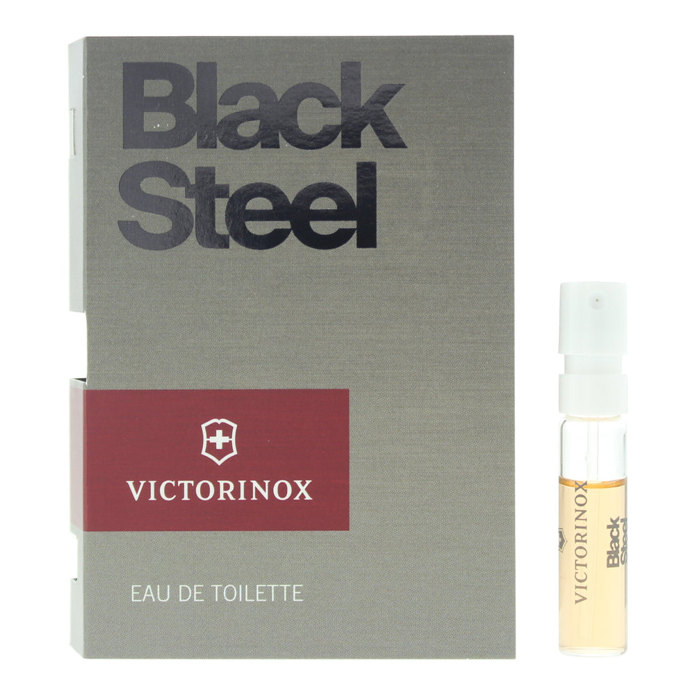 Victorinox Swiss Army Black Steel – Eau de Toilette for Men, 1.5 ml Vial