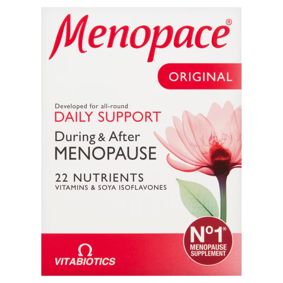 Vitabiotics Menopace Original Nutrients Overall Support During Menopause – Vitamins for Women
