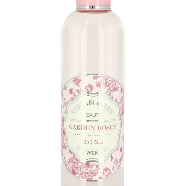 Vivian Gray Naturals Garden Roses – Shower Gel for Women, For All Skin Types, 250 ml