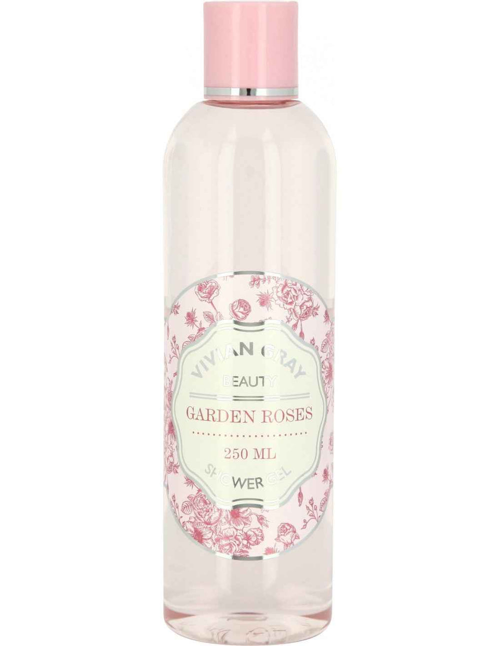 Vivian Gray Naturals Garden Roses – Shower Gel for Women, For All Skin Types, 250 ml