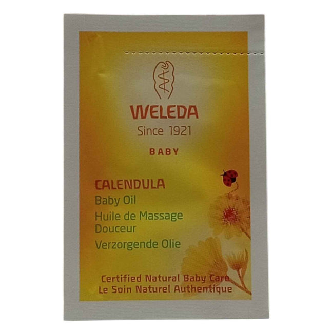 Weleda Baby Calendula Hydrating & Repairing Marigold – Body Oil Unisex, Day, 2 ml Sample