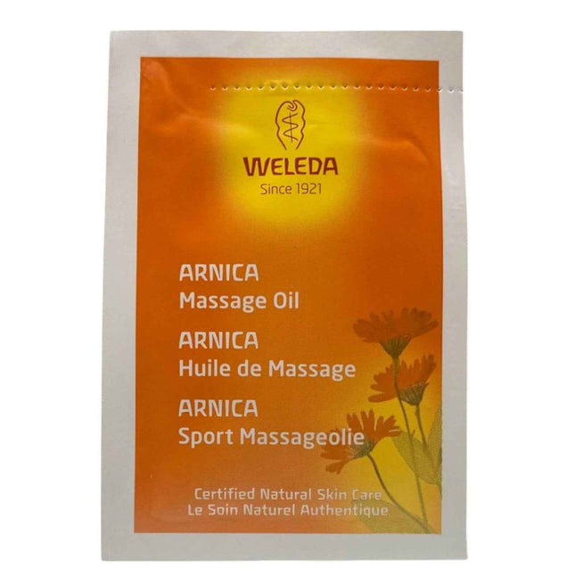 Weleda Arnica Recovery – Massage Oil for Women, Almond Extract, 2 ml Sample