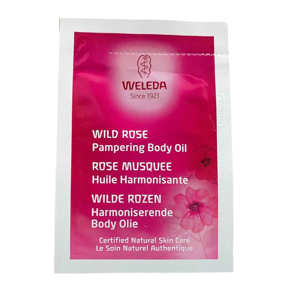 Weleda Wild Rose Rose Petals Hydrating & Repairing – Body Oil Unisex, Day, 2 ml Sample