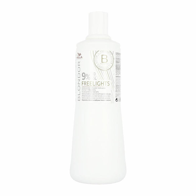Wella Professionals Blondor Freelight For Color Refreshing – Hair Oxidant Lotion for Women, 9%, 30 vol, 1000 ml