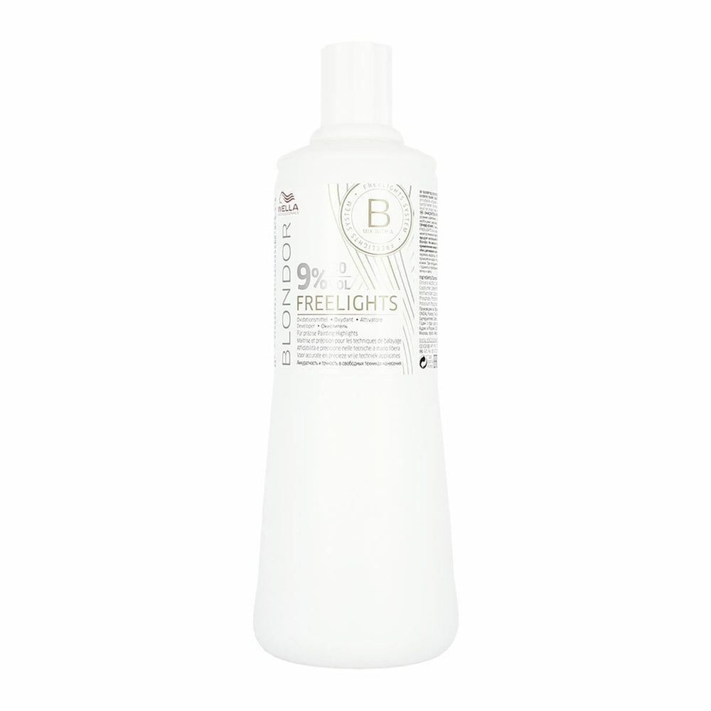Wella Professionals Blondor Freelight For Color Refreshing – Hair Oxidant Lotion for Women, 9%, 30 vol, 1000 ml
