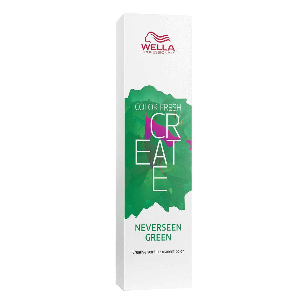 Wella Professionals Color Fresh Create Ammonia-Free – Semi-Permanent Hair Dye for Women, Neverseen Green, 60 ml